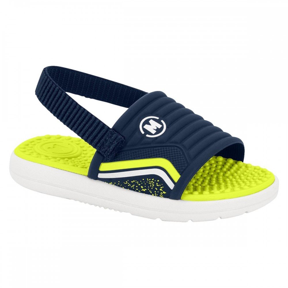 Sandalia Molekinho 2619.206 Papete Infantil Azul 4