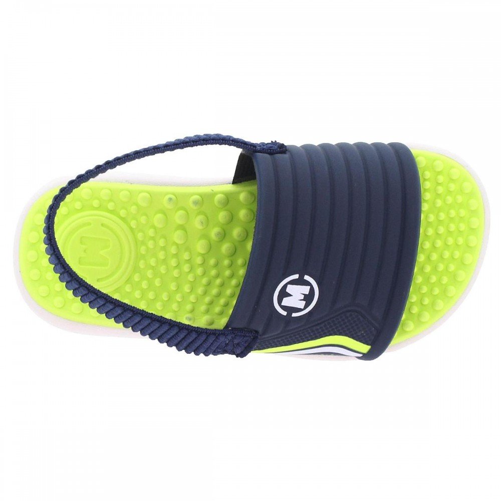 Sandalia Molekinho 2619.206 Papete Infantil Azul 2