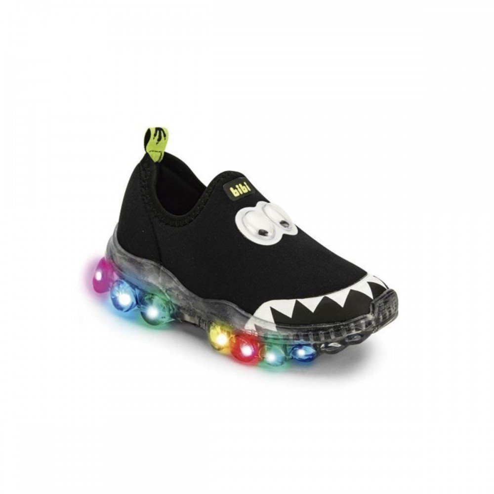 Tenis Bibi 1217081 Roller Celebration 2.0 Calce Fácil Led Infantil Preto 1