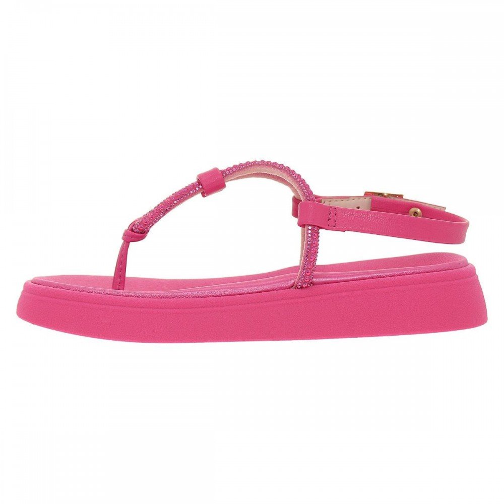 Sandalia Molekinha 2358.102 Papete Dedo Infantil Rosa 2