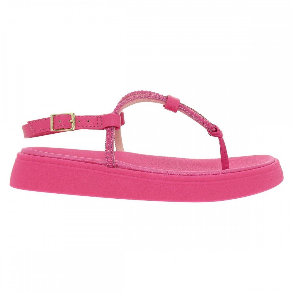 Sandalia Molekinha 2358.102 Papete Dedo Infantil Rosa 5