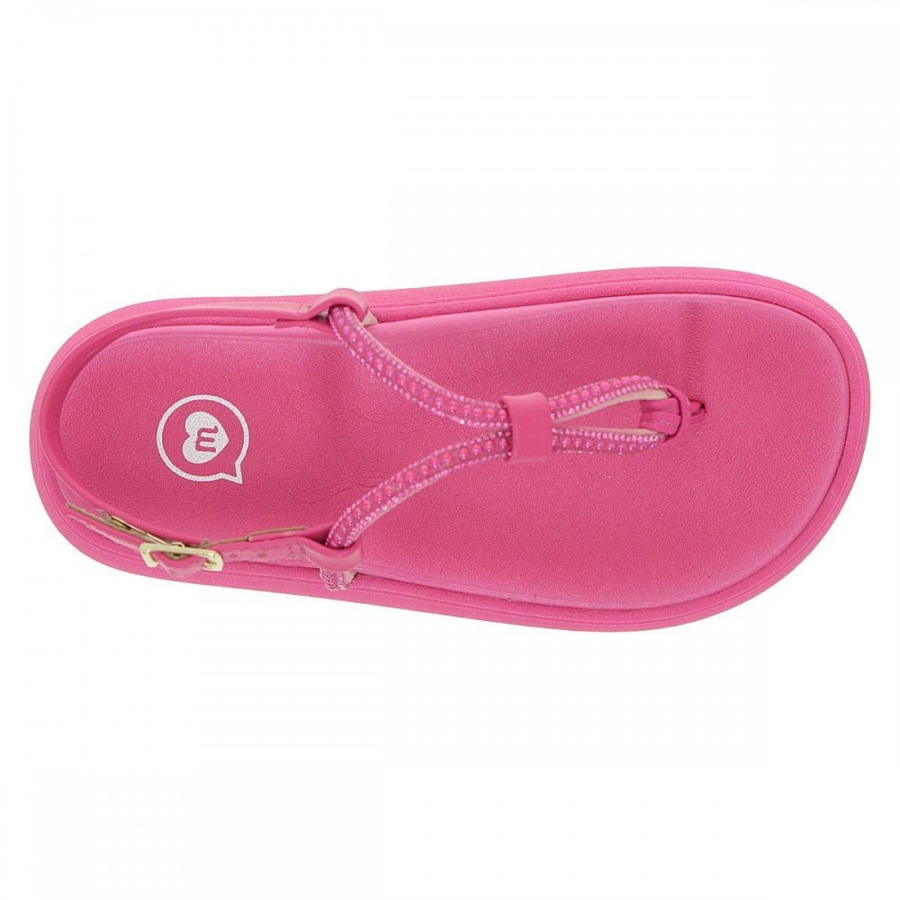 Sandalia Molekinha 2358.102 Papete Dedo Infantil Rosa 6