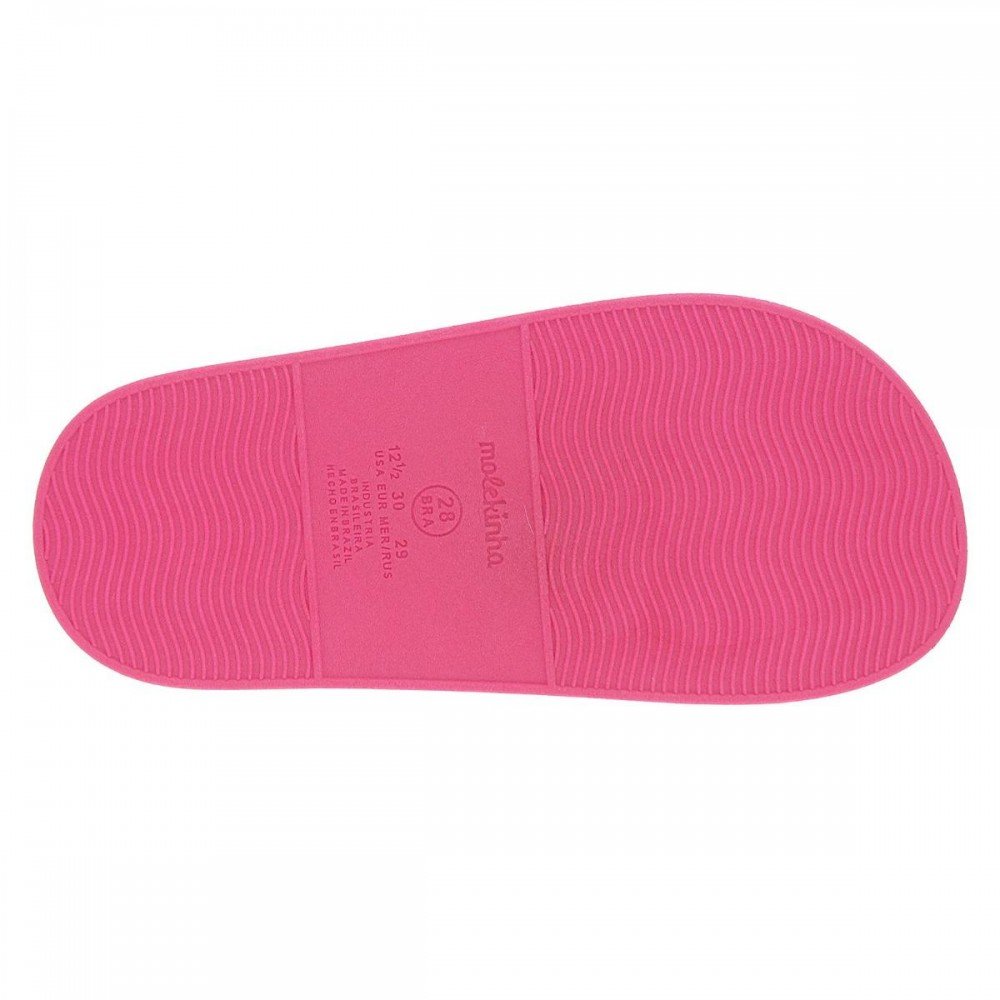 Sandalia Molekinha 2358.102 Papete Dedo Infantil Rosa 7
