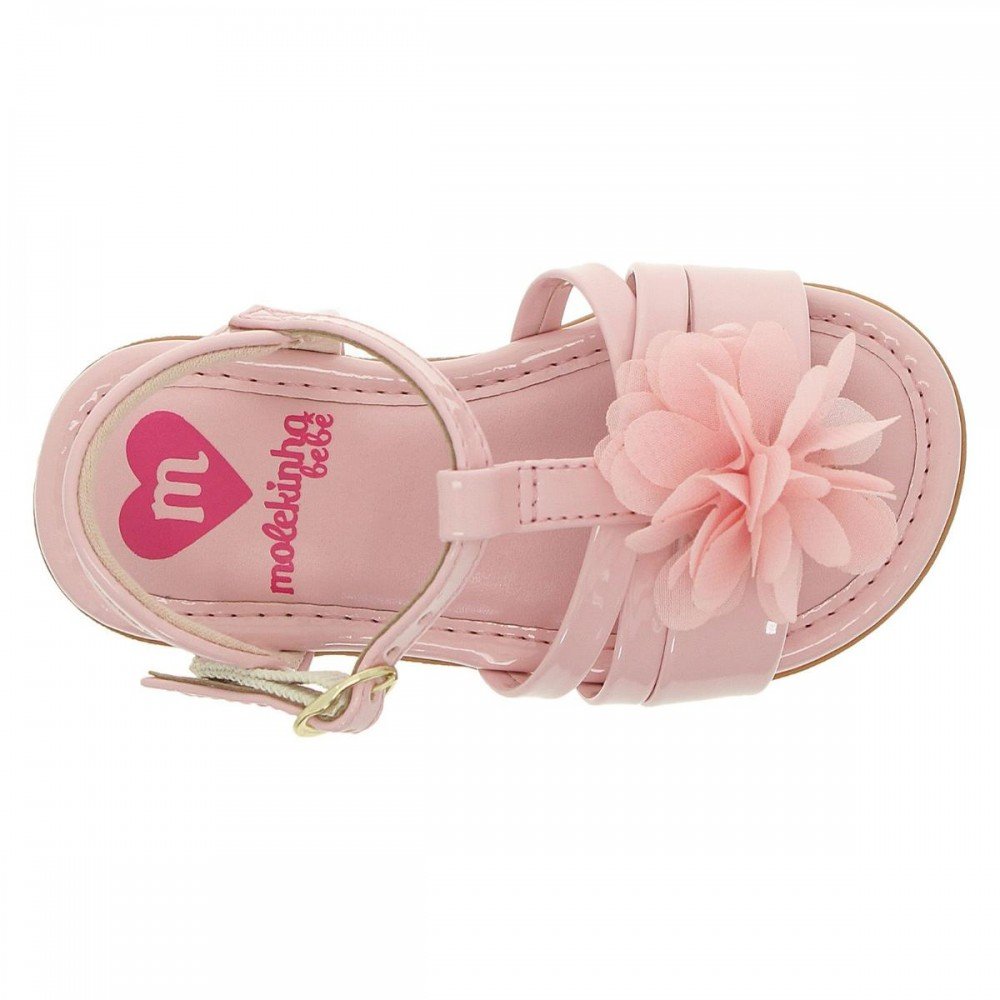 Sandalia Molekinha 2112.783 Infantil Rosa 6