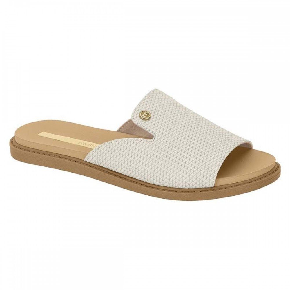Chinelo Moleca 5443.202.26533 Slide Feminino Cinza 1