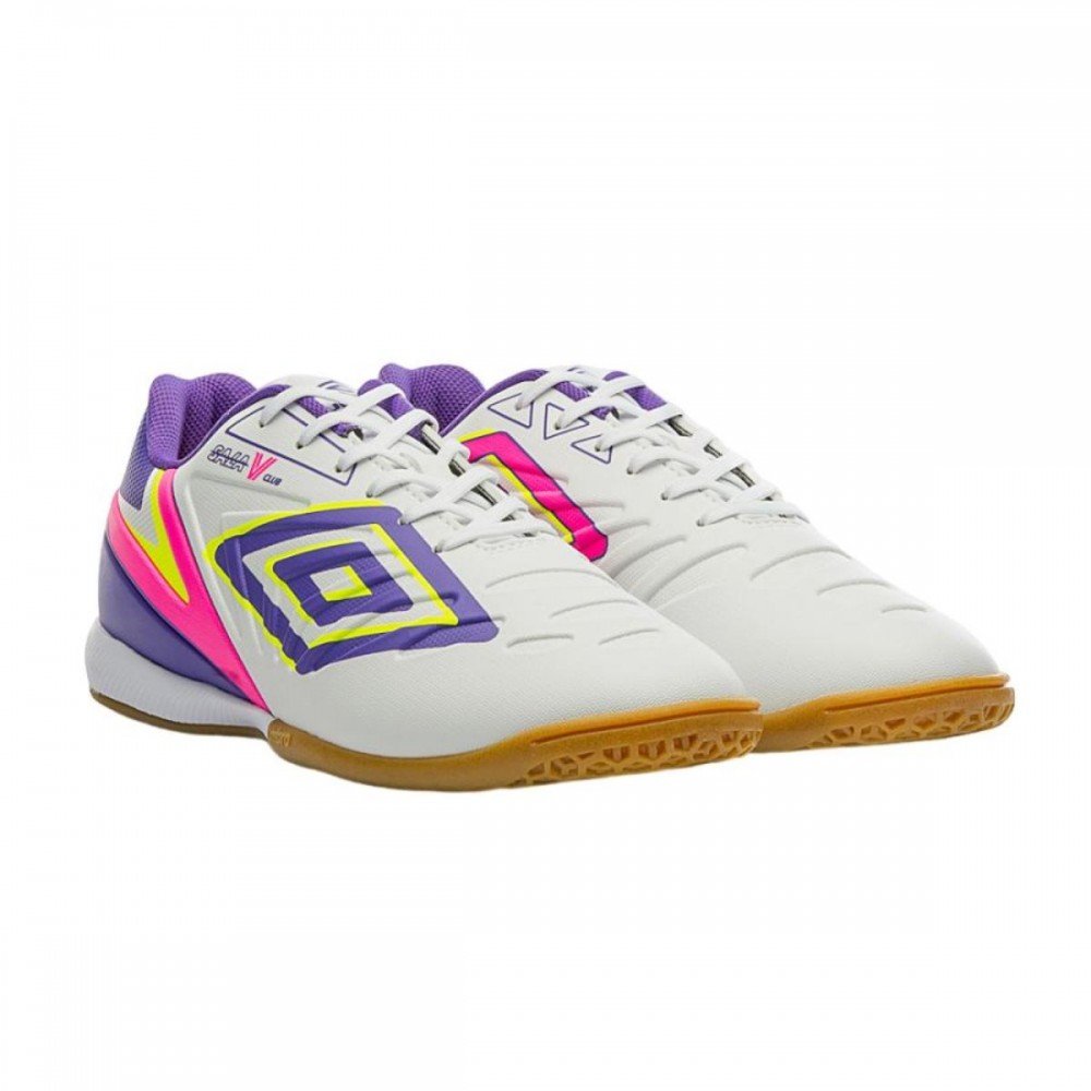 Chuteira Umbro Sala V Club 206 Futsal Indoor Masculino Cinza 3