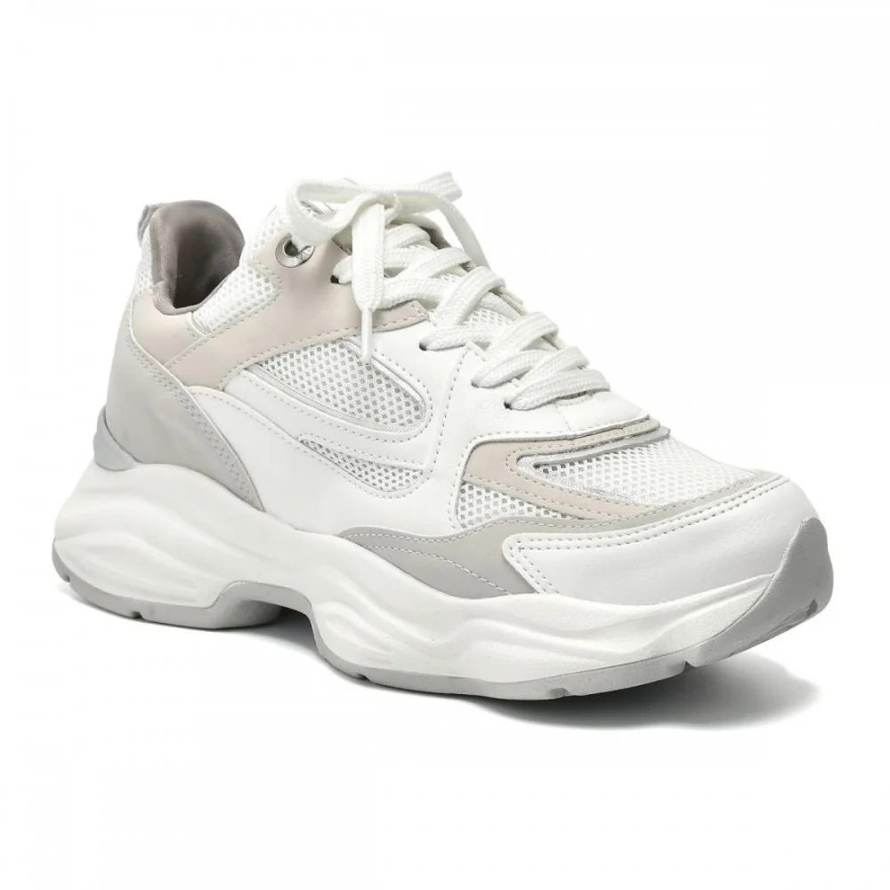 Tenis Via Marte 158-013-02 Chunky Feminino Branco
