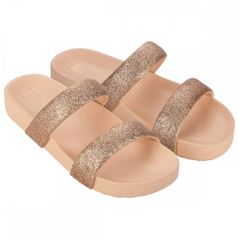 Chinelo Zaxy 19206 Bestie Papete Feminino Bege 1