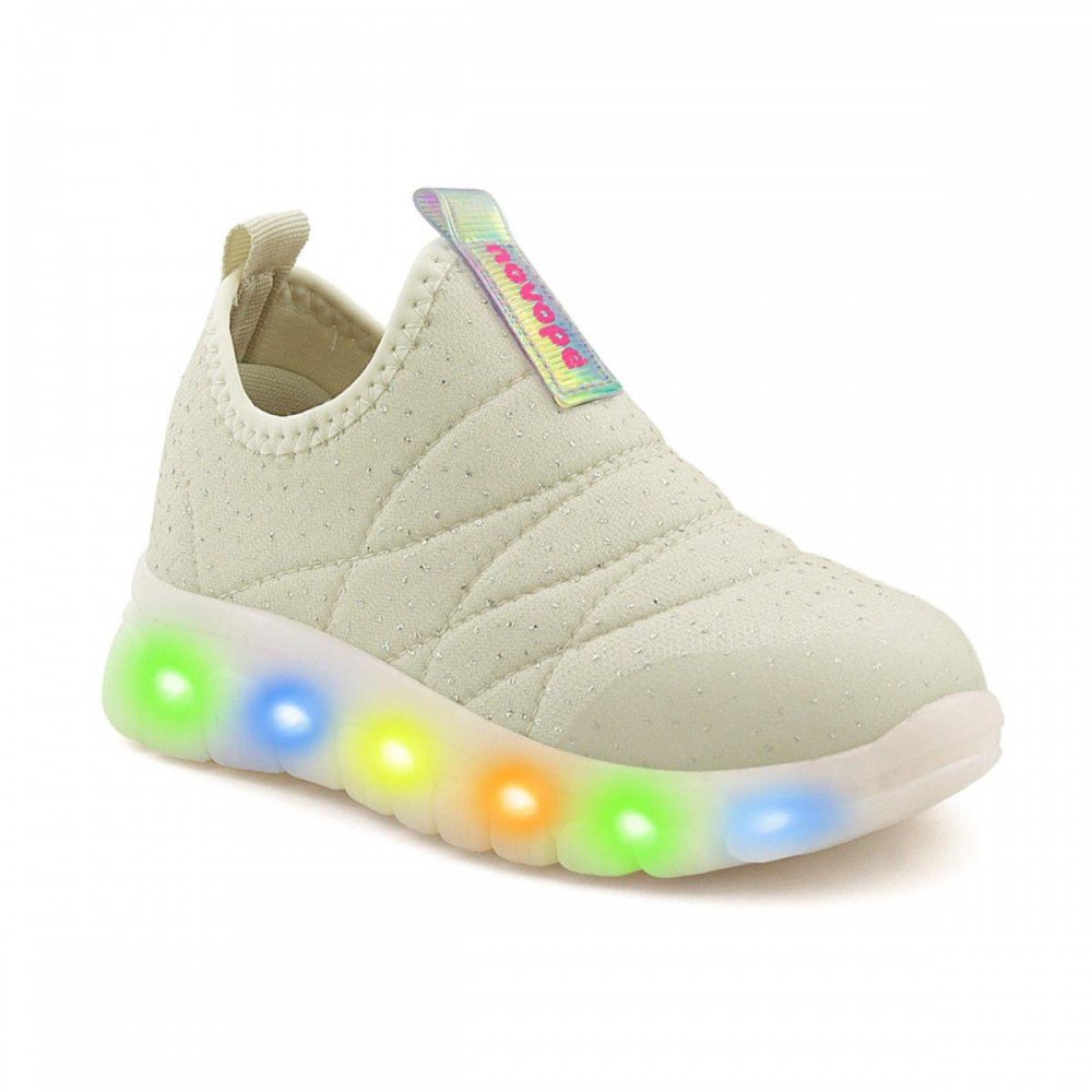Tenis Novopé 99001013 Gliter 2258 Led Infantil