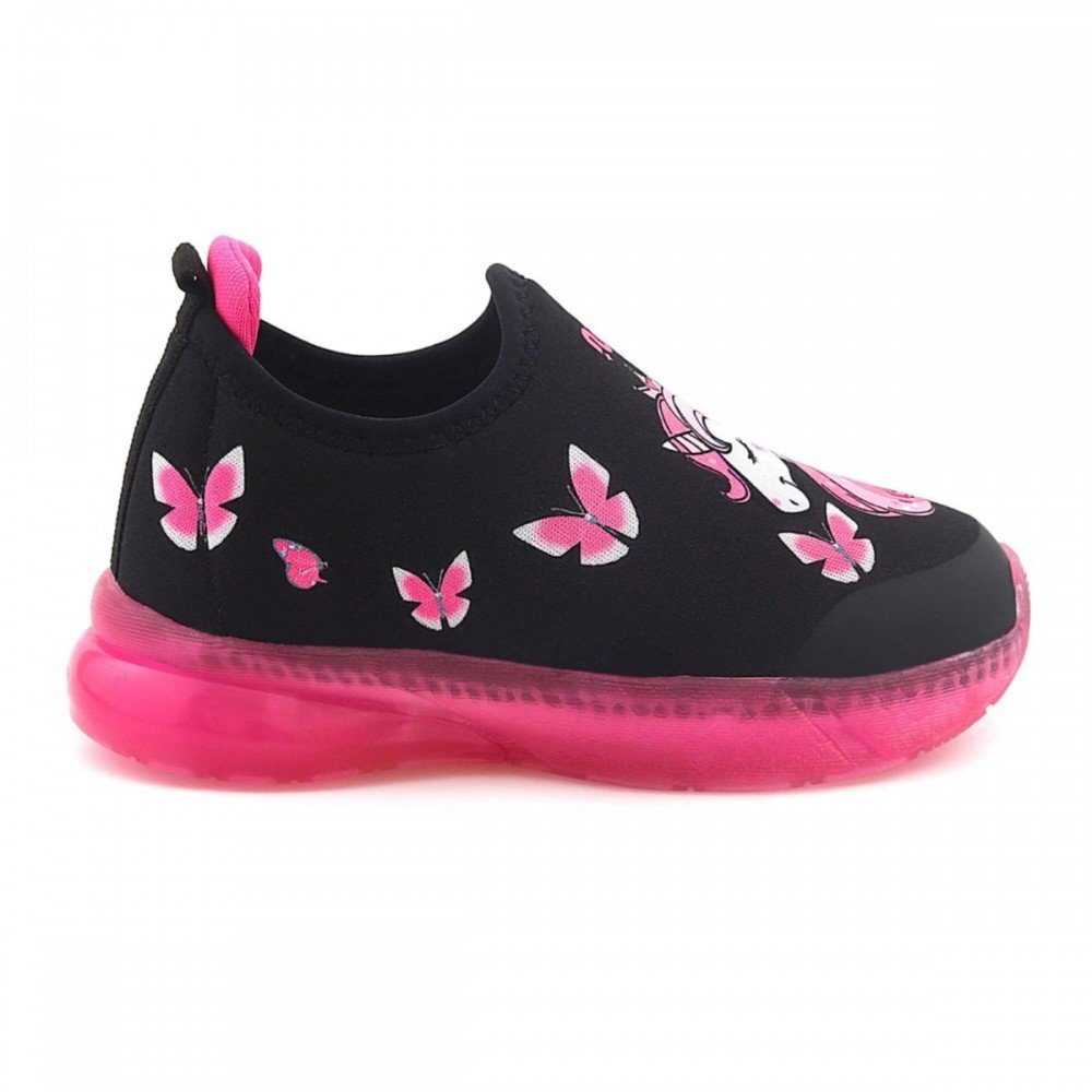 Tenis Novopé 32001281 Unicórnio 3665 Infantil Preto 2