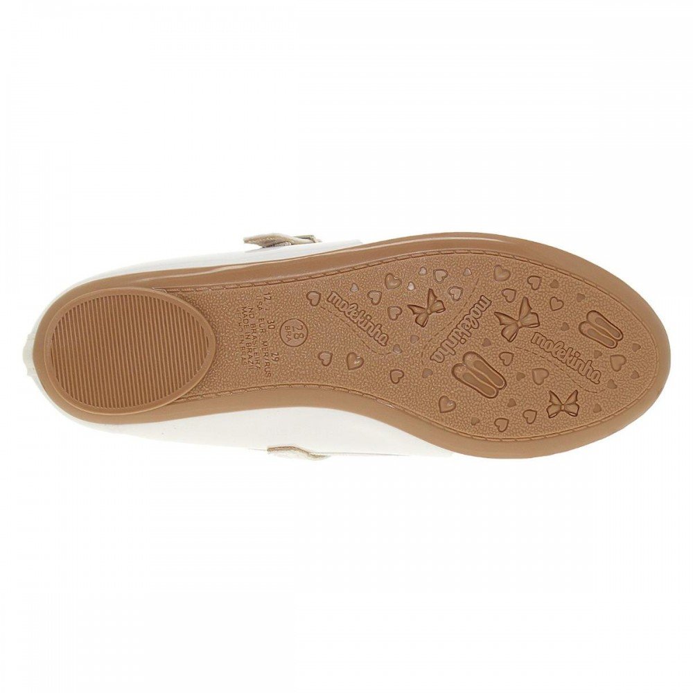 Sapatilha Molekinha 2502.1006 Infantil Branco 7