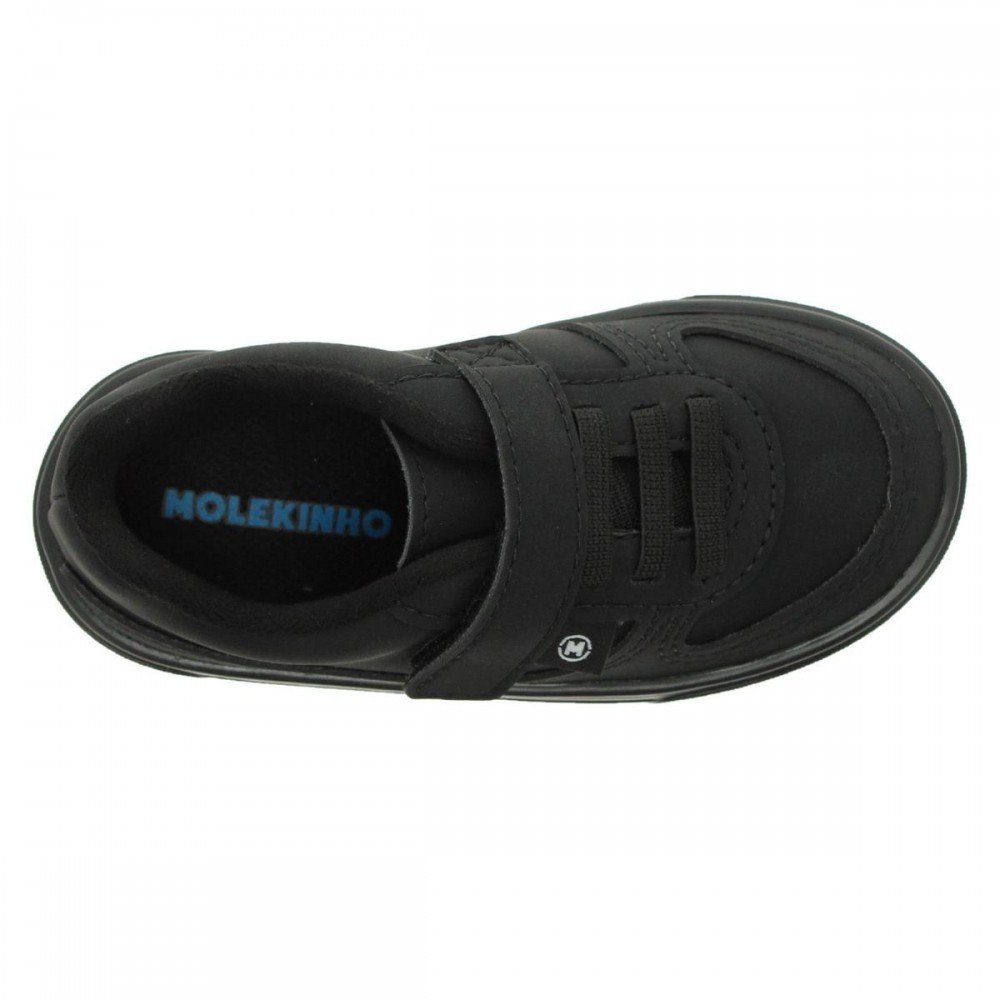 Tenis Molekinho 2133.182 Infantil Preto 6