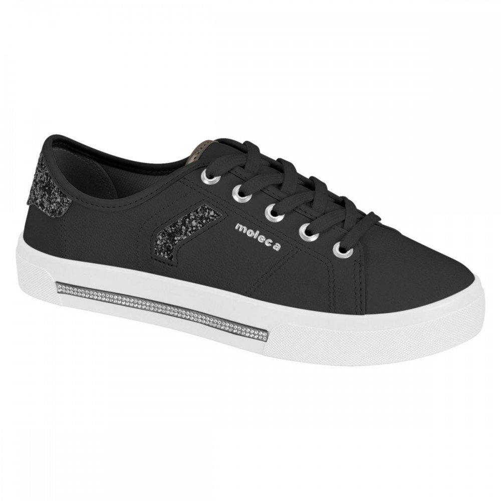 Tenis Moleca 5667.646 Feminino Preto 1
