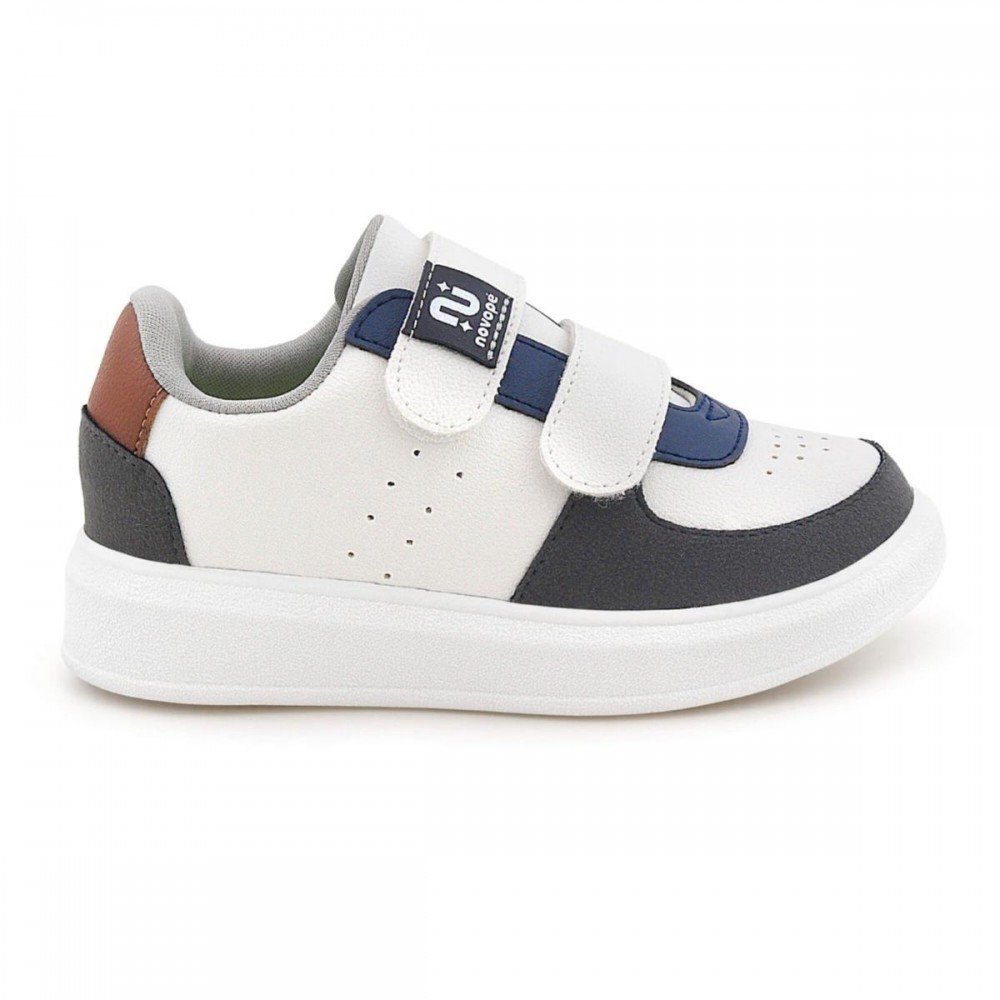 Tenis Novopé 98001012-3566 Infantil Branco 2