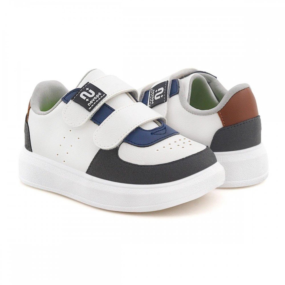 Tenis Novopé 98001012-3566 Infantil Branco 4