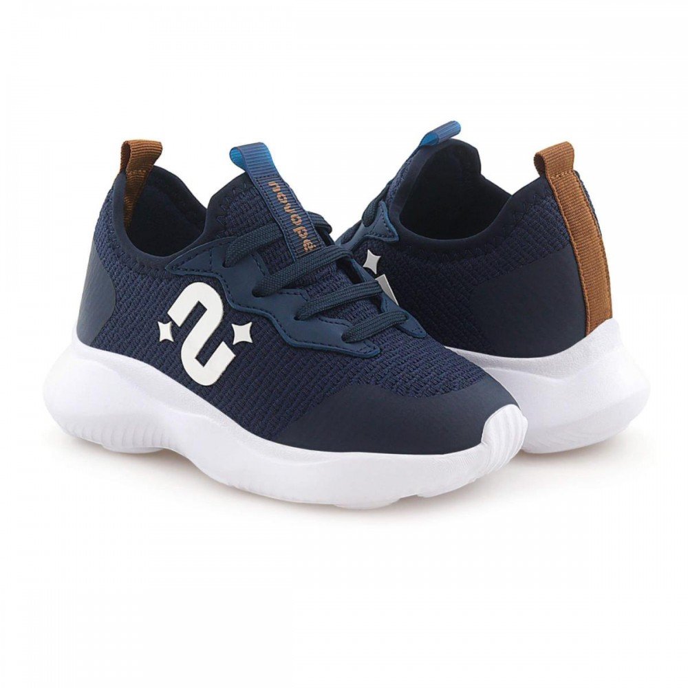 Tenis Novopé 36101011-3761 Infantil Azul Escuro 4