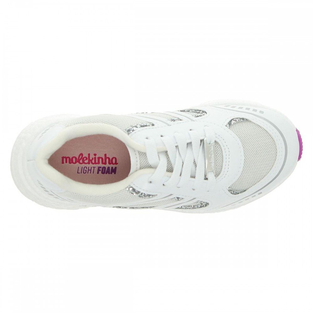 Tenis Molekinha 2580.104 Infantil Branco 6