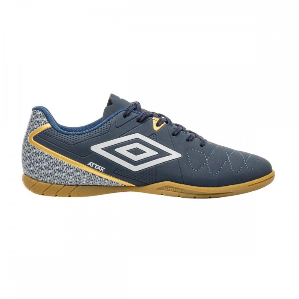 Chuteira Umbro Attak Eternal 729 Indoor Masculino Azul Escuro 1