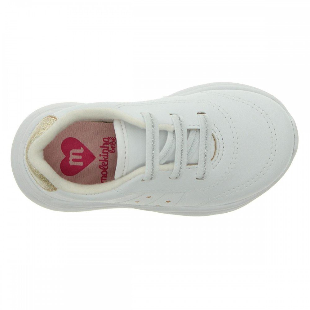 Tenis Molekinha 2738.101 Infantil Branco 6