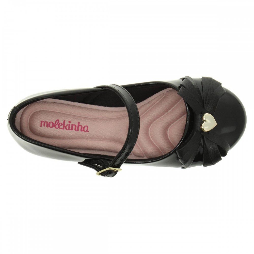 Sapatilha Molekinha 2083.1123 Infantil Preto 6