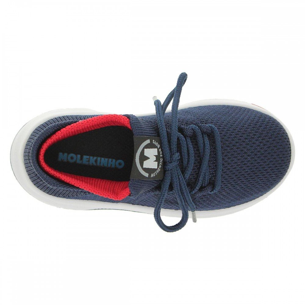 Tenis Molekinho 2634.107 Infantil Azul Escuro 6