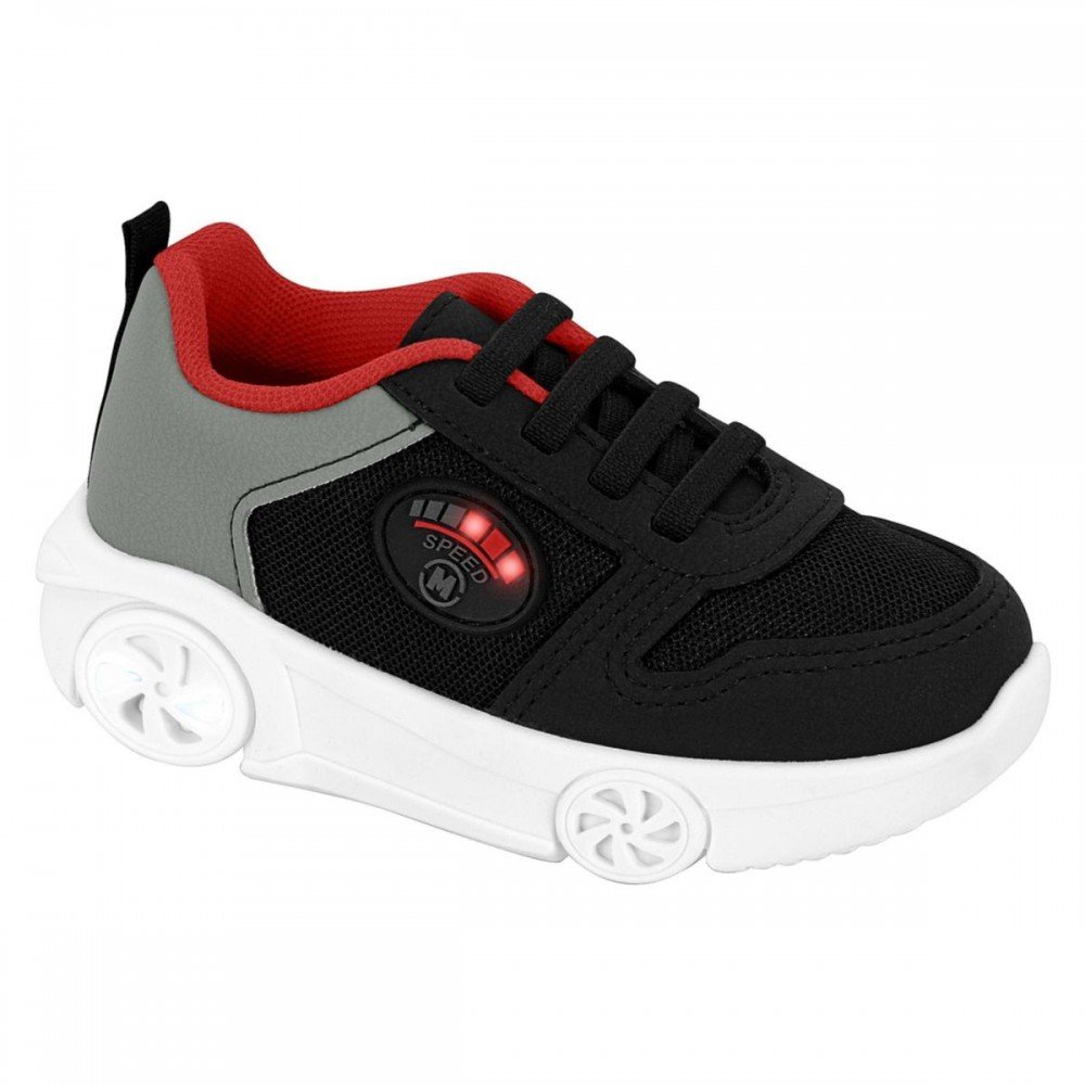 Tenis Molekinho 2632.211 Infantil Preto 1