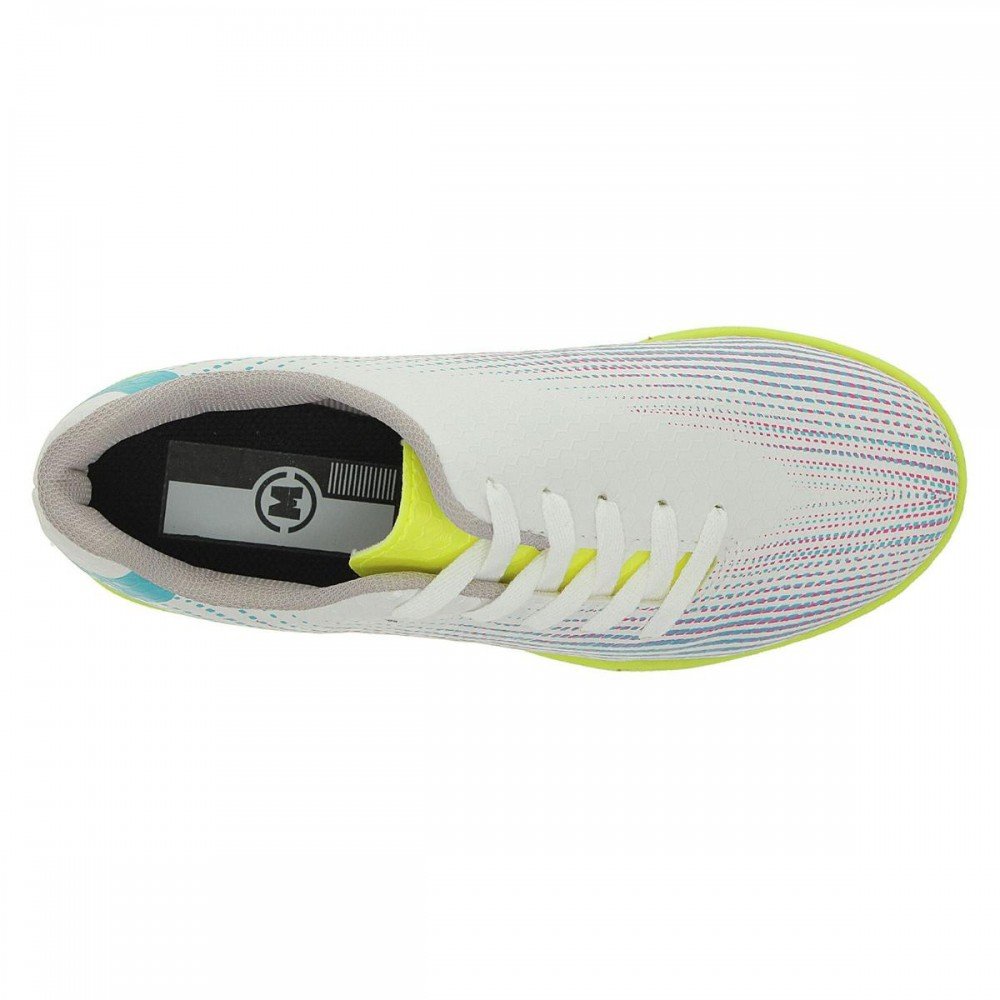 Chuteira Molekinho 2808.335 Futsal Indoor Infantil Branco 6