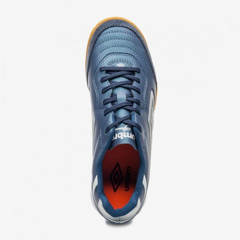 Chuteira Umbro Speciali Classic 778 Futsal Indoor Masculino Azul Escuro 4