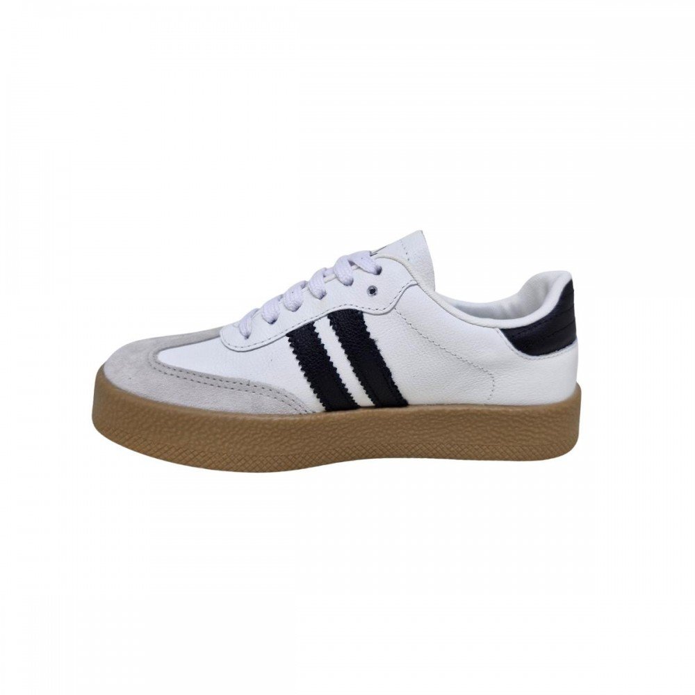 Tenis Cravo & Canela 1573cc Thais Flatform Feminino Branco 2