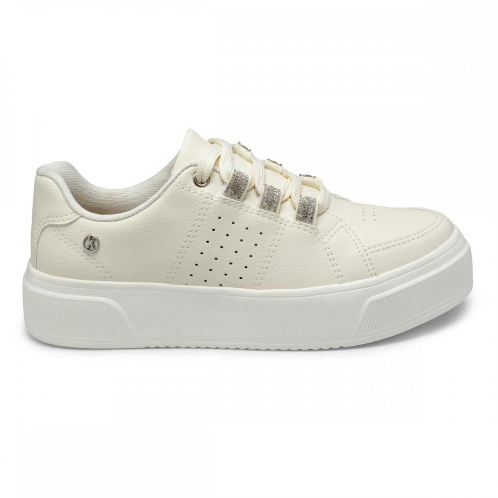Tenis Kolosh C3554 Flatform Feminino Bege 1