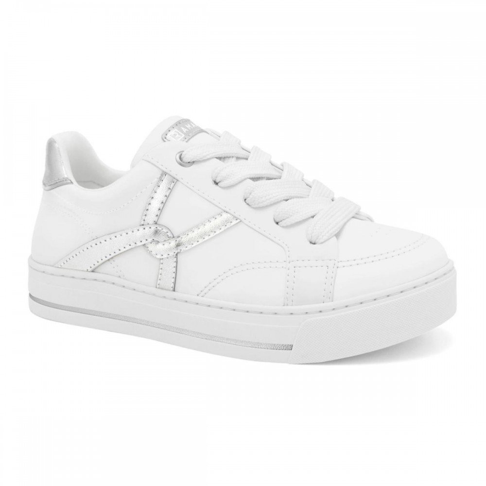 Tenis Ramarim 2593102-7 Flatform Feminino Branco 1