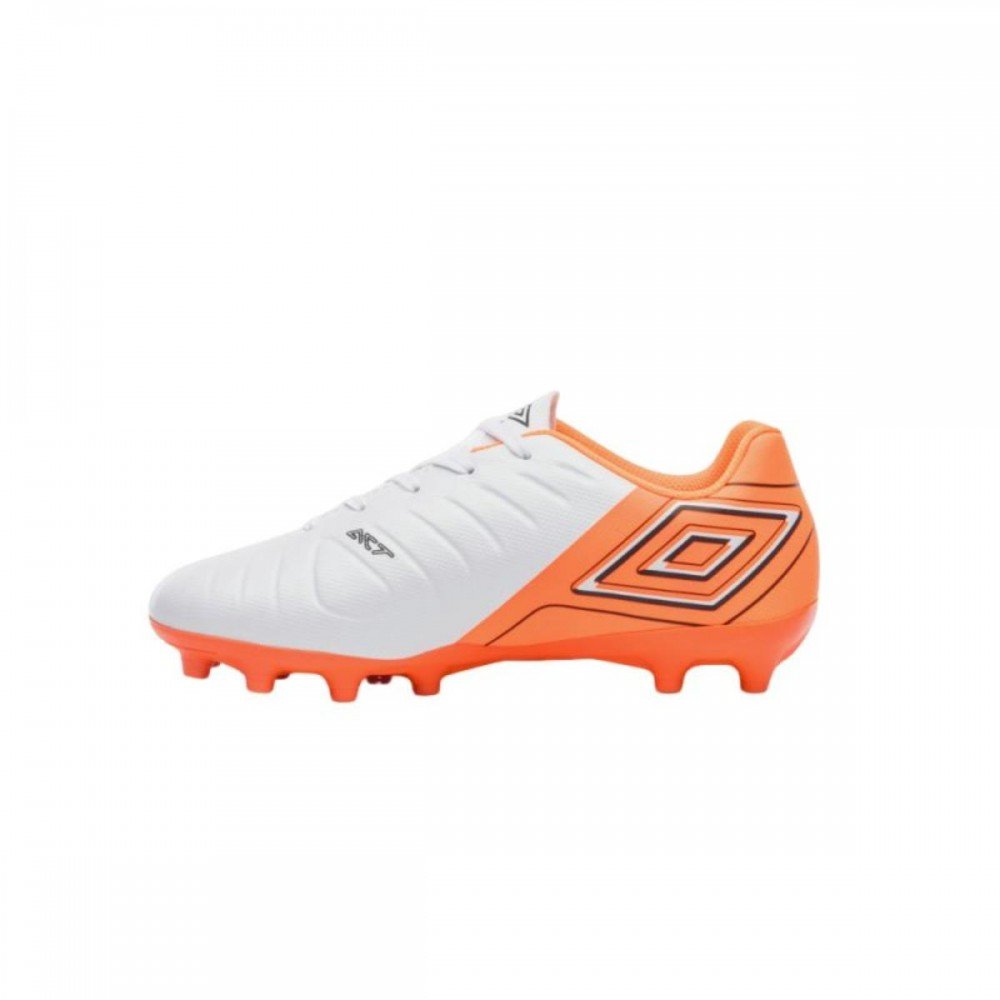 Chuteira Umbro Fifty Vi Jr 261 Campo Infantil Branco 2