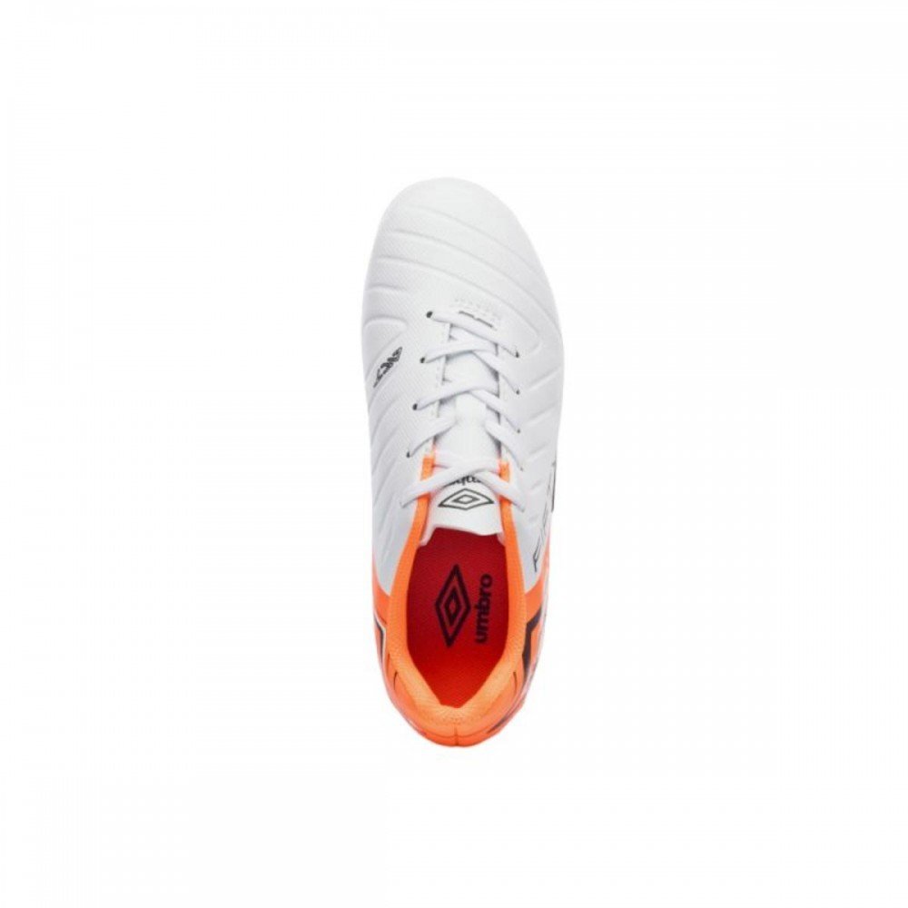 Chuteira Umbro Fifty Vi Jr 261 Campo Infantil Branco 4