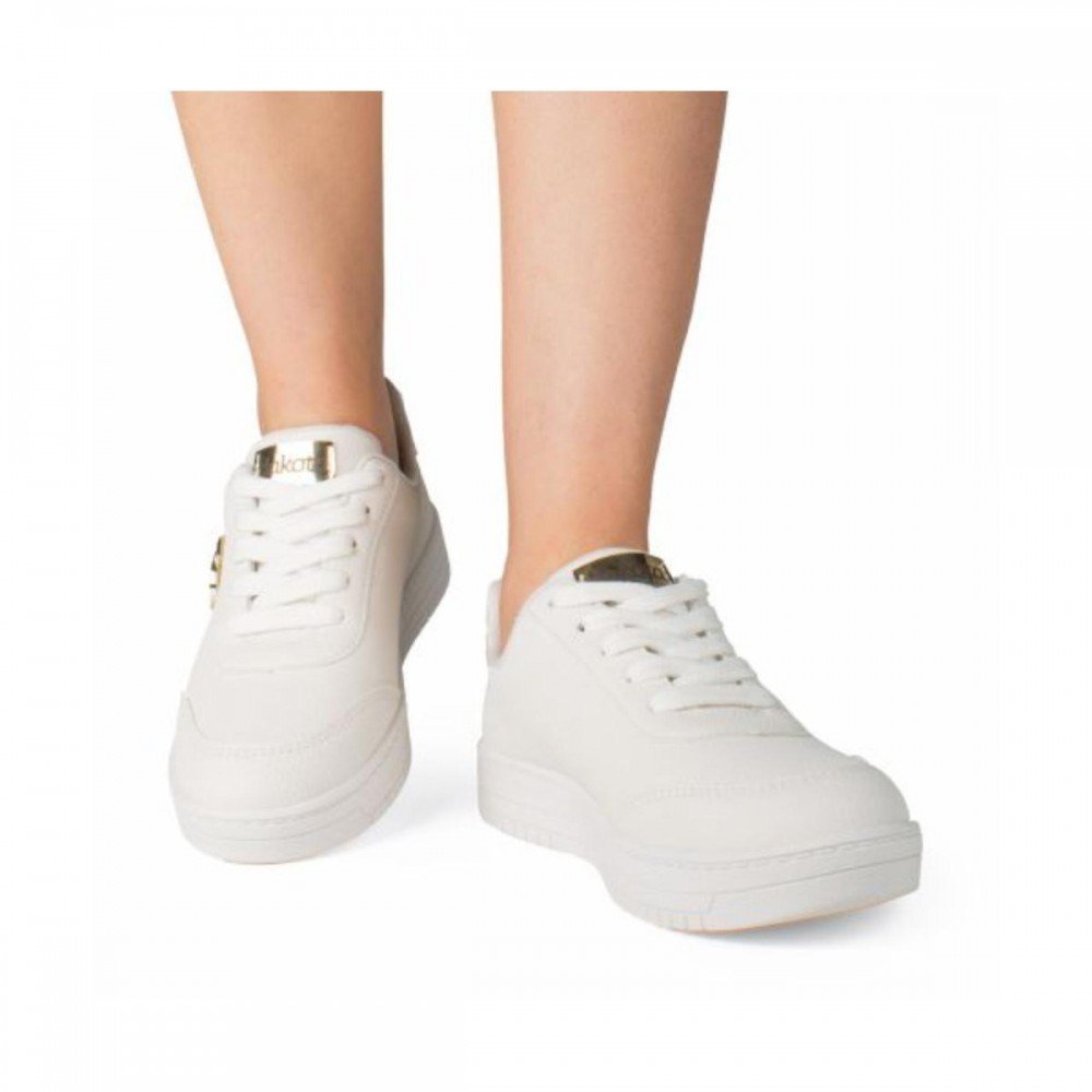 Tenis Dakota D0182 Flatform Feminino Branco 7
