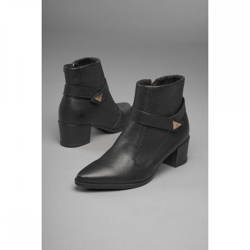 Bota Pegada 280507-05 Salto Grosso Feminino Preto 6