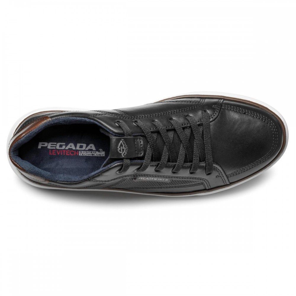 Sapatenis Pegada 110933-03 Masculino Preto 3