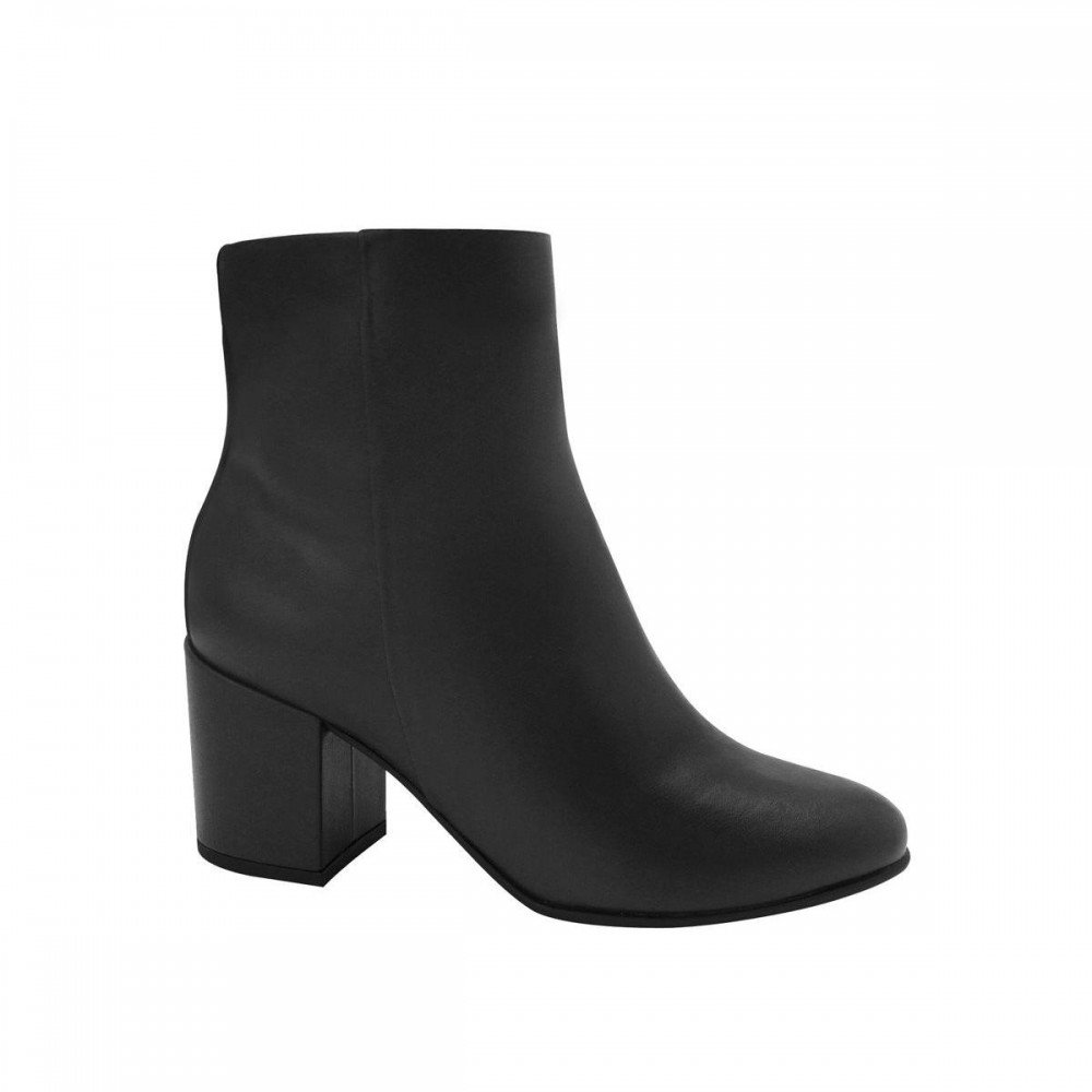 Bota Quiz 69-3104-14 Salto Grosso Feminino Preto 1