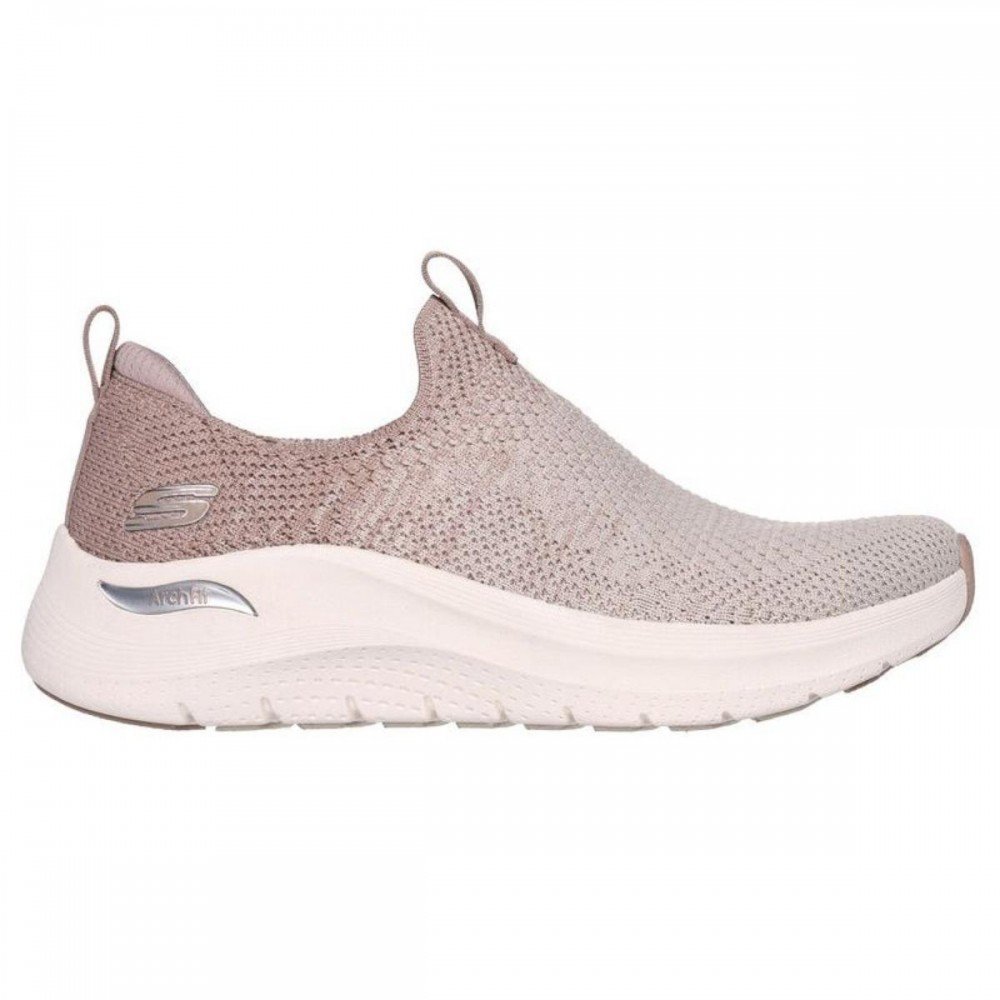 Tenis Skechers Arch Fit 2.0 150055br Feminino Bege 1