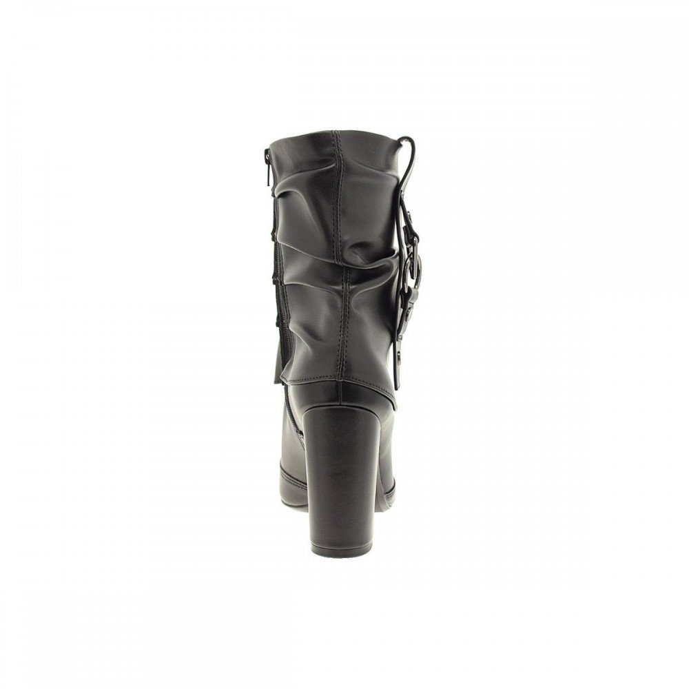 Bota Vizzano 3105.102 Salto Grosso Feminino Preto 4