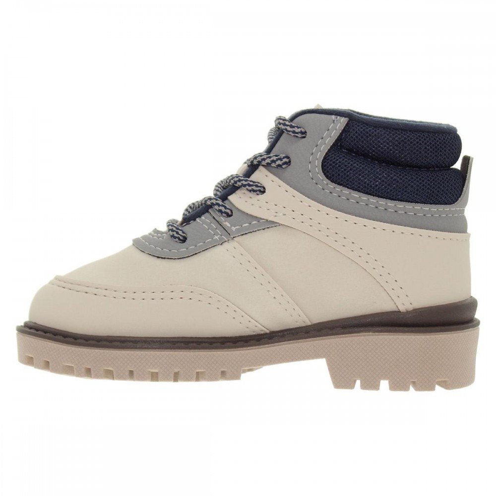 Bota Molekinho 2144.233 Coturno Infantil Off White 2