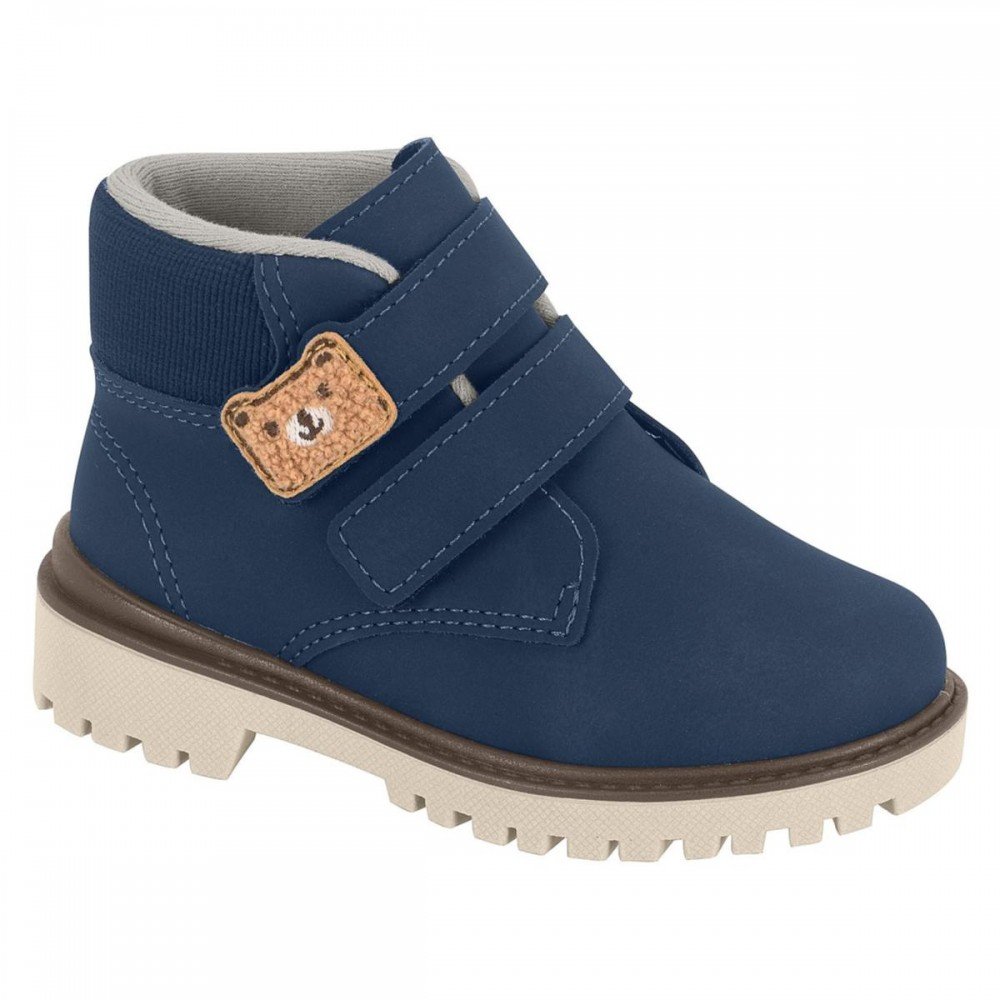 Bota Molekinho 2144.234.29283 Coturno Infantil Azul Escuro 1