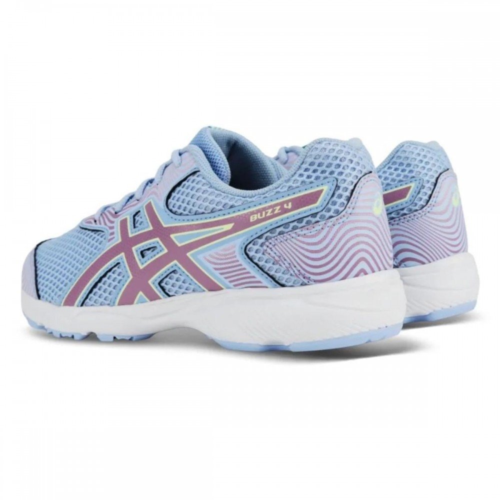 Tenis Asics Buzz 4 1014a358.403 Infantil Azul 4