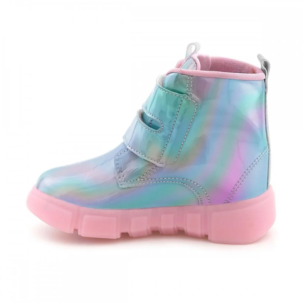 Bota Novopé 50001609 3689 Led Infantil Prata 3