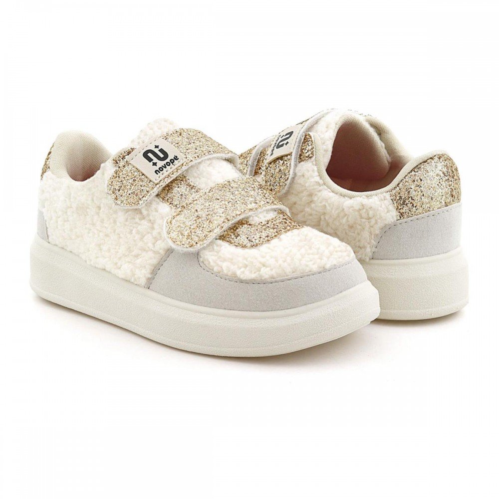 Tenis Novopé 98001128 3832 Infantil Off White 4