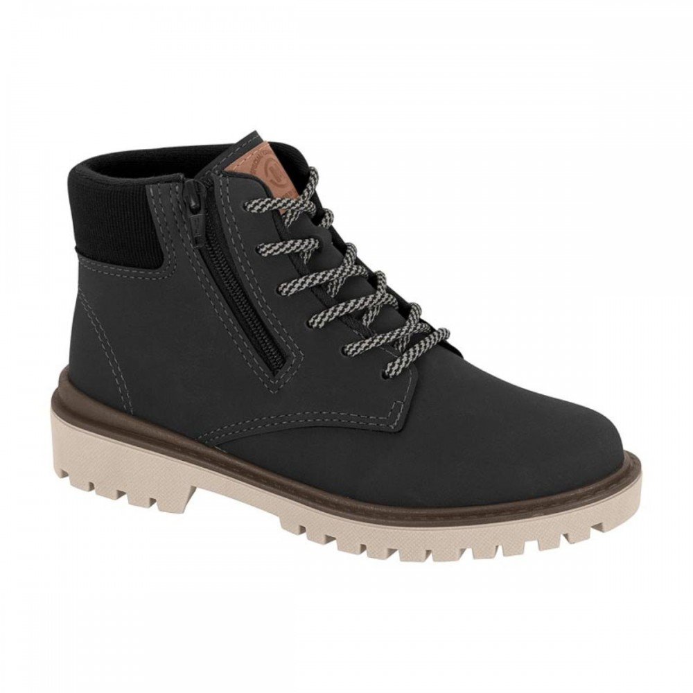 Bota Molekinho 2817.126.29283 Coturno Infantil Preto 1