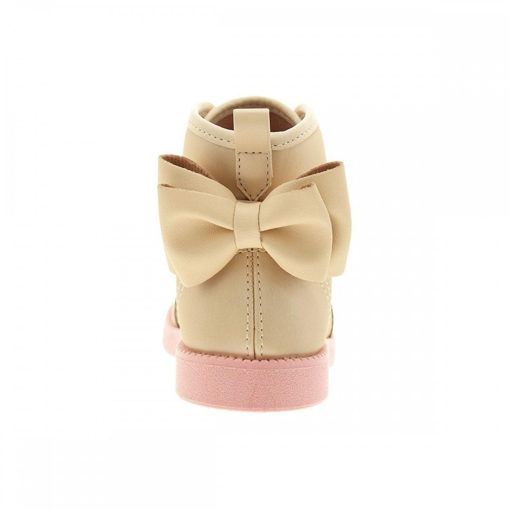 Bota Molekinha 2184.100 Coturno Infantil Bege 4