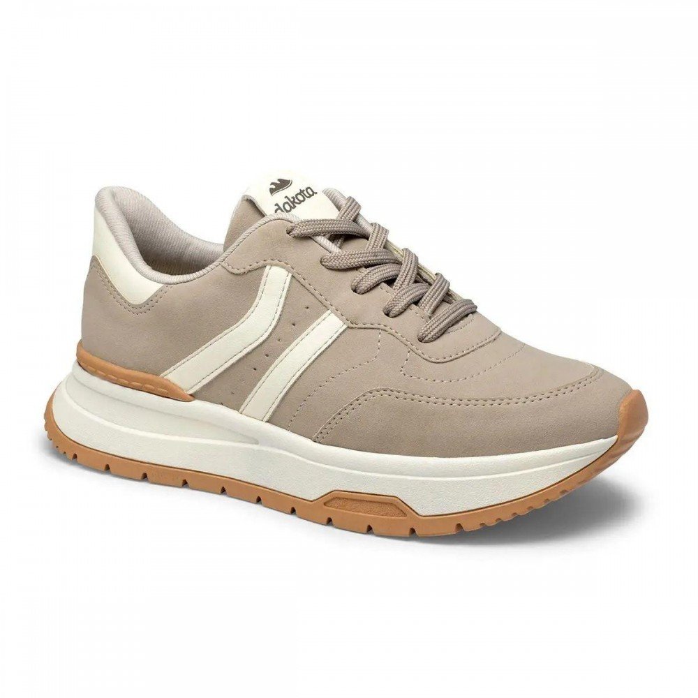 Tenis Dakota D0142 Jogging Feminino Cinza 1