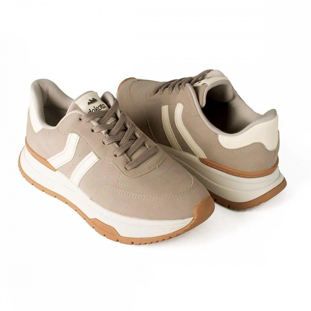 Tenis Dakota D0142 Jogging Feminino Cinza 4