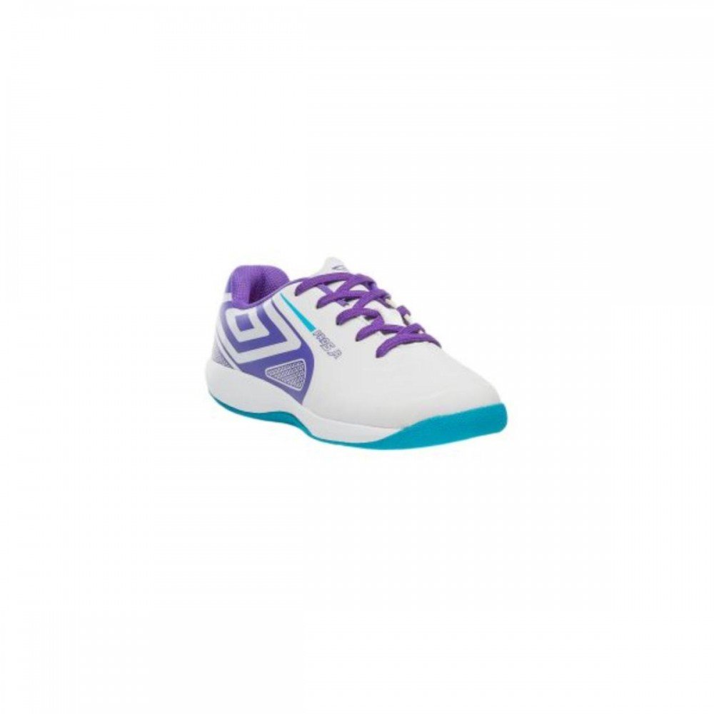 Chuteira Umbro Pro 5 Jr 203 Futsal Indoor Infantil Branco 3
