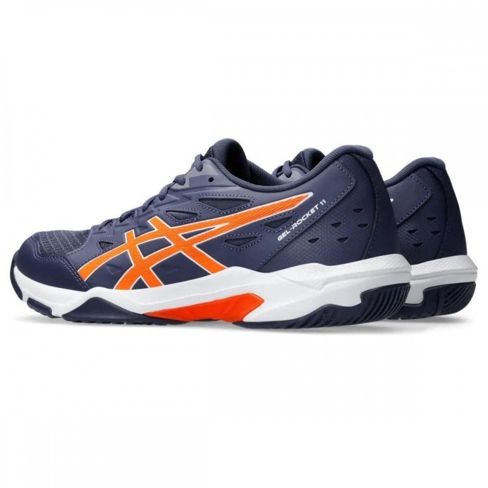 Tenis Asics Gel Rocket 11 1071a091-500 Masculino Azul Escuro 4